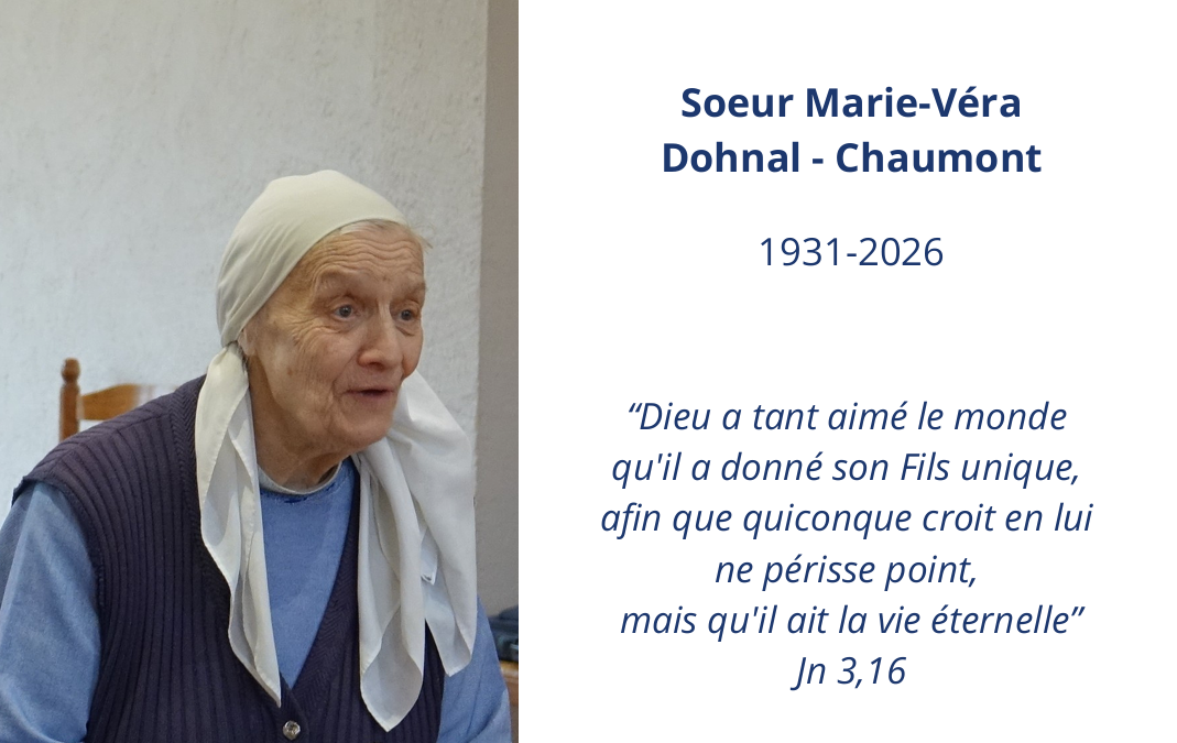 Retour à Dieu de sœur Marie-Véra